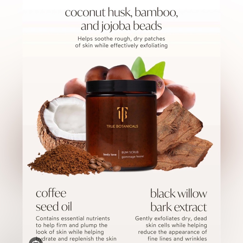 True Botanicals Bum Scrub in Body Love